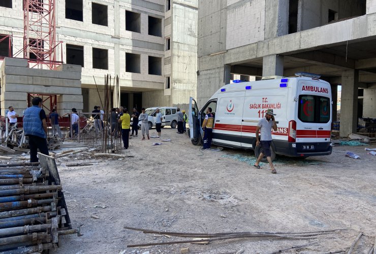 6'ncı kattan düşen inşaat işçisi öldü