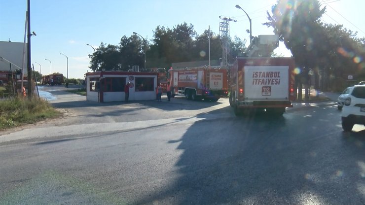 Et üretim tesisinde yangın