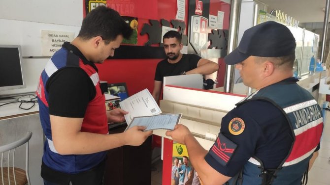 Jandarmadan yasadışı bahis, kumar, ve oyun makineleri uygulaması