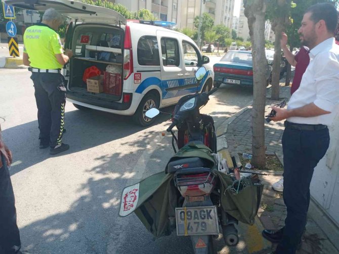 Aydın’da motosiklet ile otomobil çarpıştı: 1 yaralı