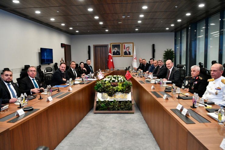 Bakan Soylu, KKTC'li mevkidaşıyla görüştü
