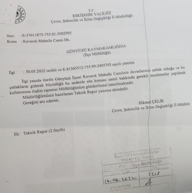 Onarım beklenen cami için yıkım kararı çıktı