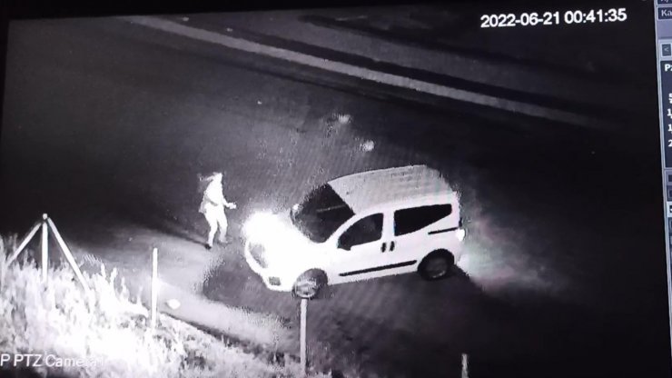 Ankara'da kadına şiddet kameraya yansıdı