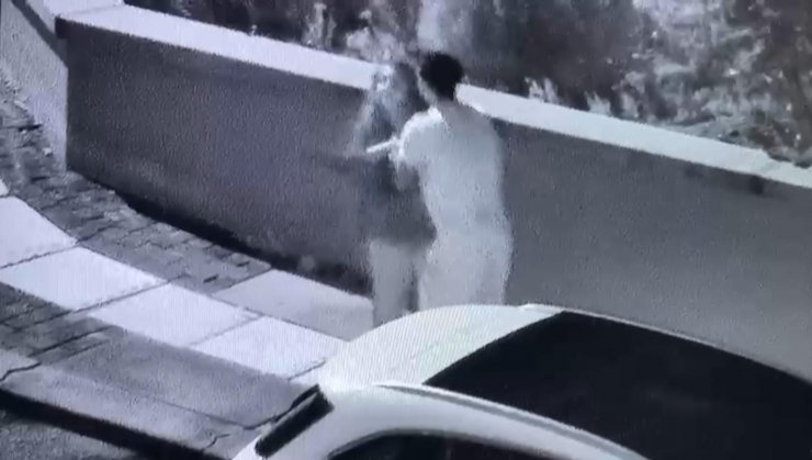 Ankara'da kadına şiddet kameraya yansıdı