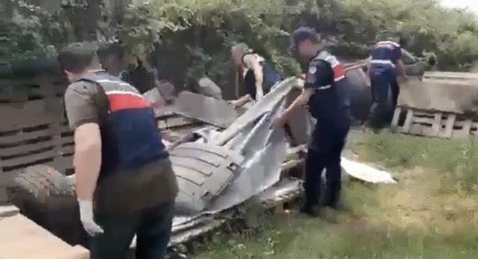 İzinsiz kazı yapan kişi kendisine ait çay ocağında yakalandı