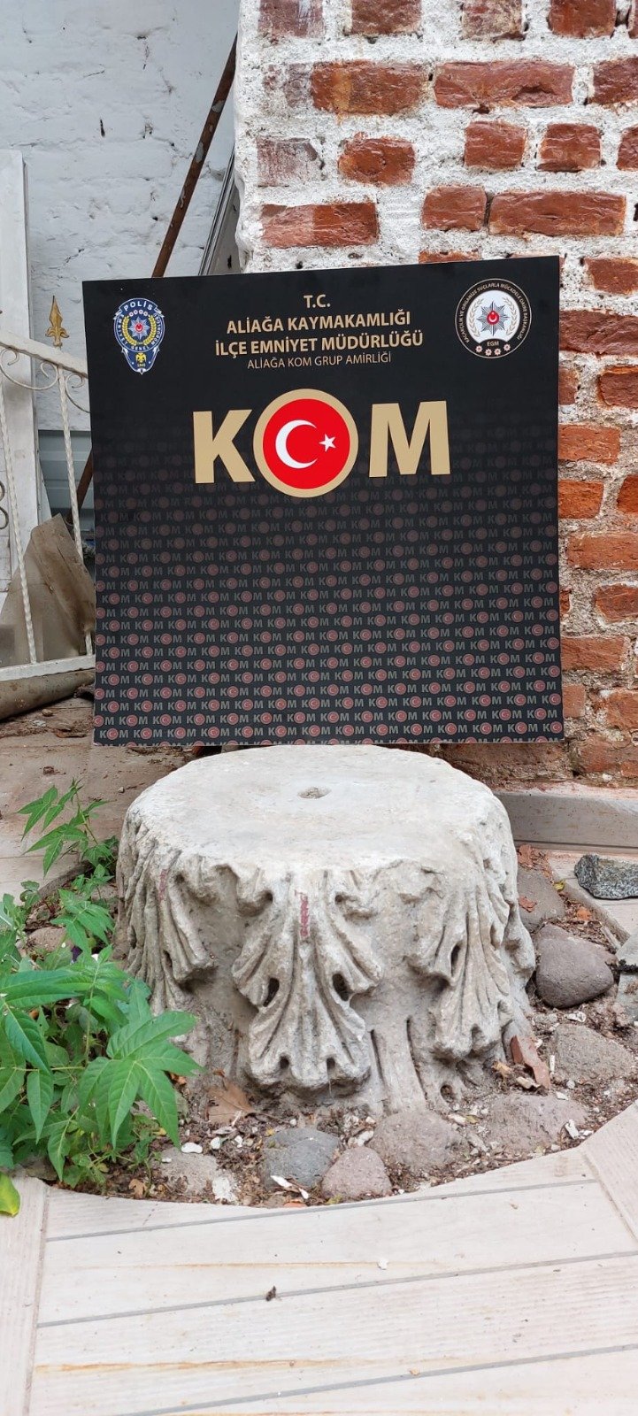 İzmir'de tarihi eser operasyonu: 2 gözaltı