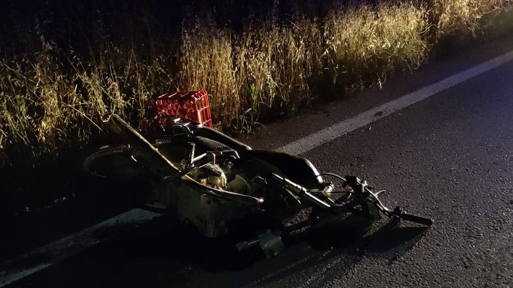 Otomobil ile kafa kafaya çarpışan motosikletin sürücüsü ağır yaralandı