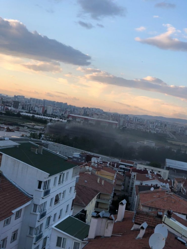 Şeker fabrikasında çıkan yangın korkuttu