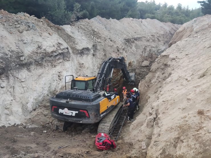 Su kanalı çalışmasında göçük: 1 ölü, 1 yaralı ve 1 kayıp 