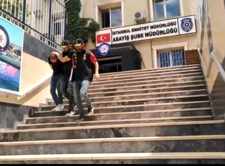 Far hırsızları kamerada