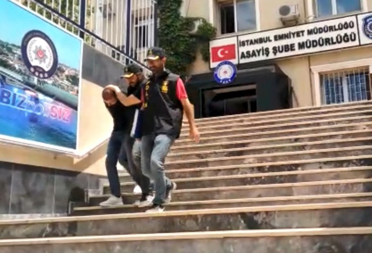 Far hırsızları kamerada