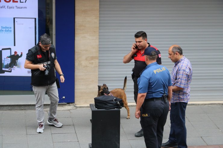 Şüpheli çanta herkesi korkuttu!