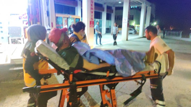 Yeğeninin arazide vurduğu amcaya, 2 kilometrelik yürüyüşle ulaşıldı