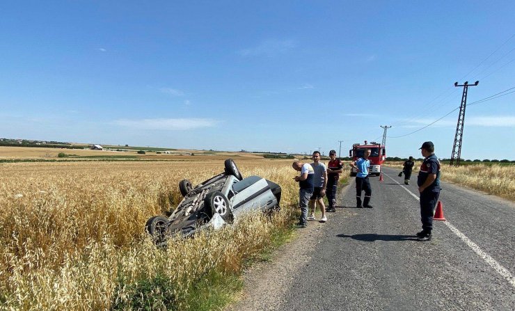 Arı paniği, kazaya neden oldu: 3 yaralı 