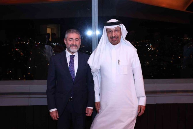 Bakan Nebati Arabistan yetkilileriyle görüştü