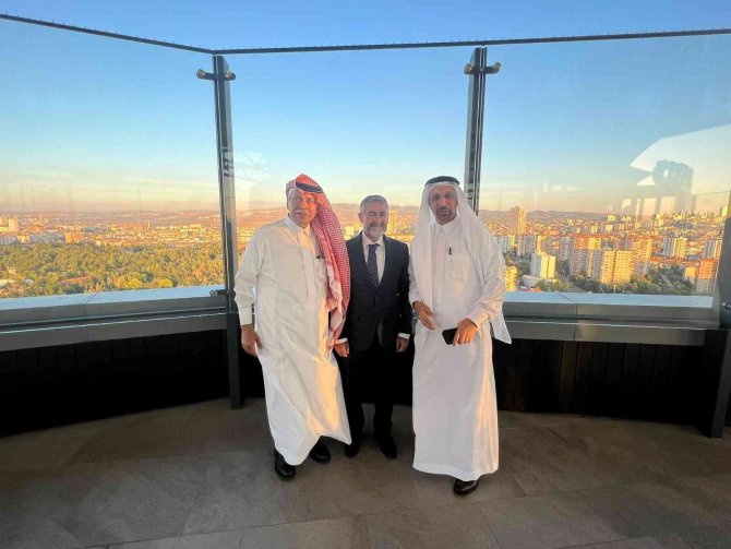 Bakan Nebati Arabistan yetkilileriyle görüştü