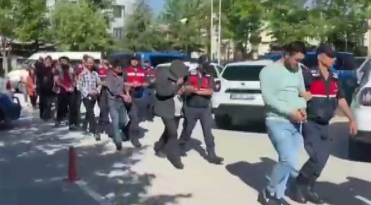 Hırsızlık şebekesine 13 tutuklama