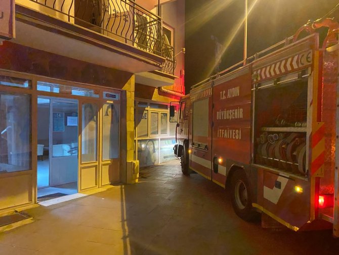 Kız öğrenci yurdunda yangın çıktı