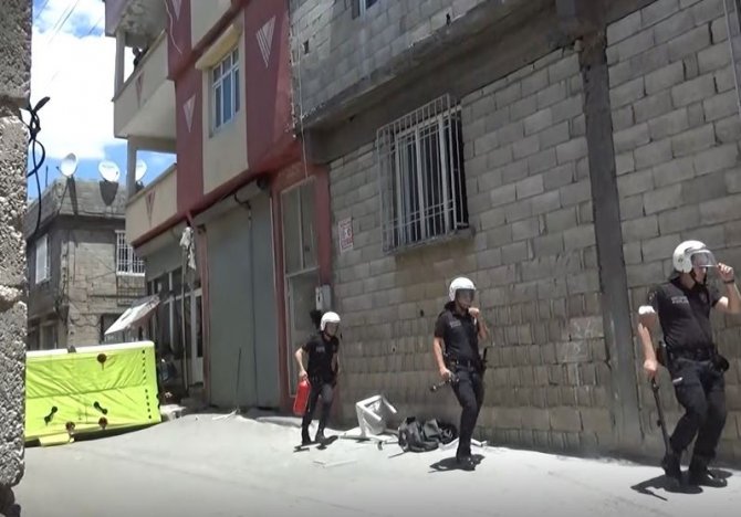 Mutfak tüpüyle mahalleye panik yaşattı