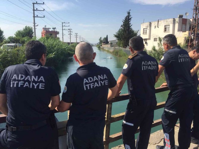 Sulama kanalına giren bir kişi kayboldu