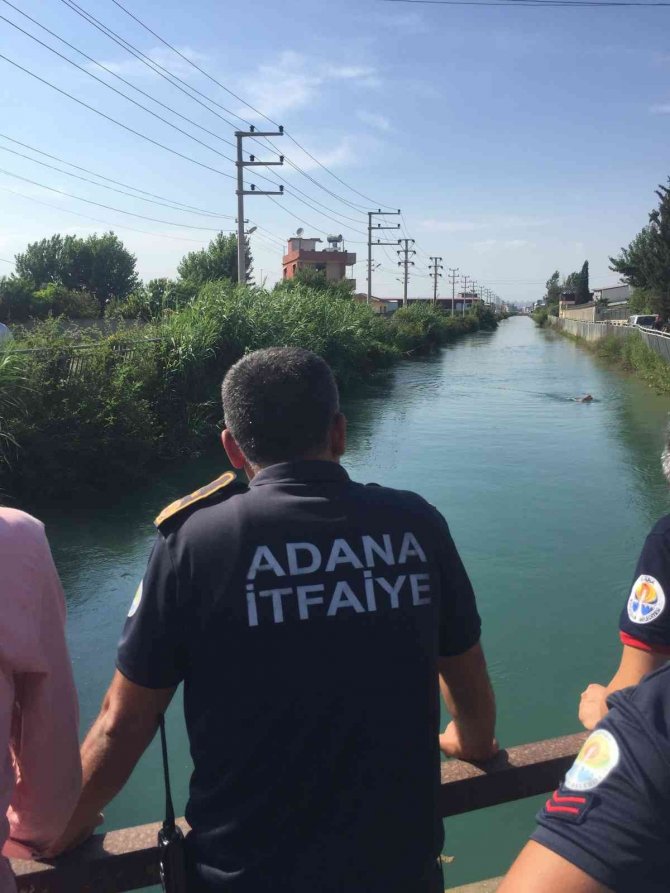 Sulama kanalına giren bir kişi kayboldu