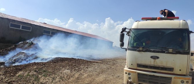 Yangın yerleşim yerlerine sıçramadan söndürüldü