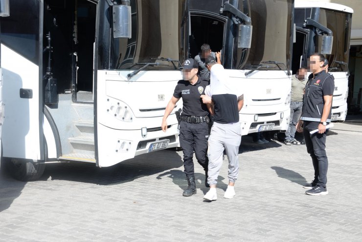 ‘Kökünü Kurutma Operasyonu'nda gözaltına alınan 46 şüpheli adliyede