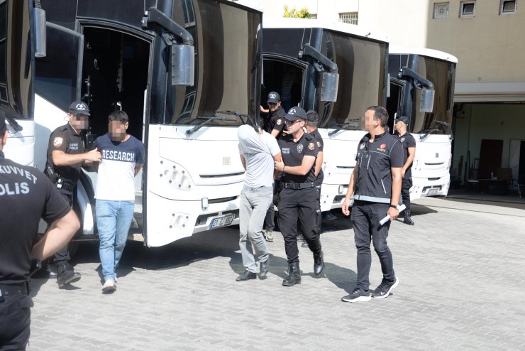 ‘Kökünü Kurutma Operasyonu'nda gözaltına alınan 46 şüpheli adliyede