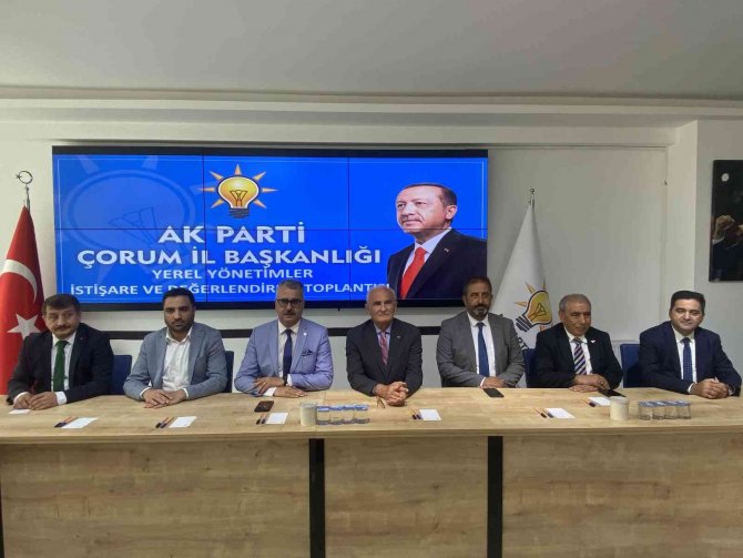 AK Parti’den “Yerel Yönetimler İstişare ve Değerlendirme” toplantısı