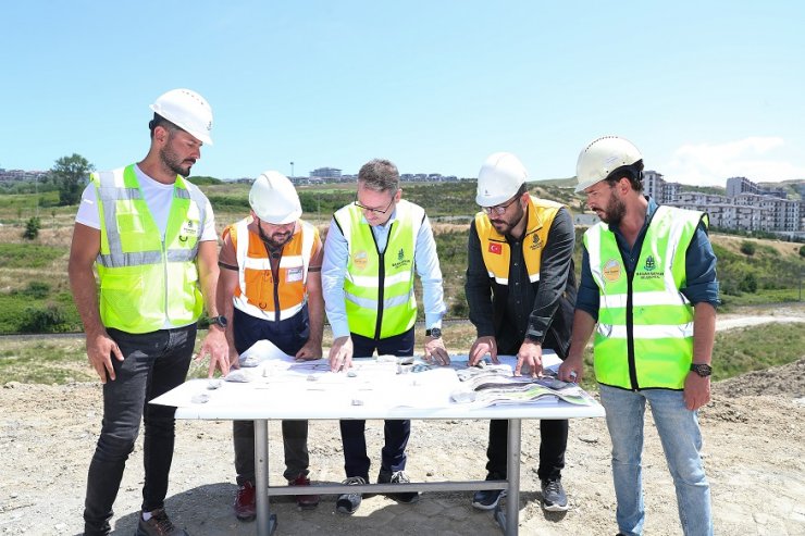 Başakşehir’de yeni bir viyadük çalışması başladı