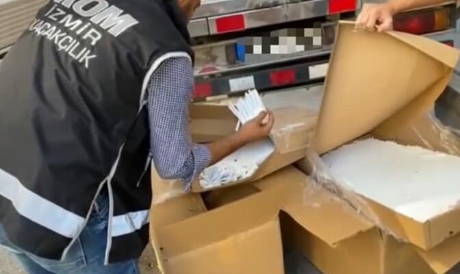 İzmir'de 3 milyon 87 bin kaçak sigara ele geçirildi