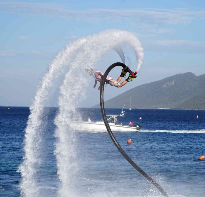Türkiye Sujeti ve Flyboard Şampiyonası Bodrum’dan başladı