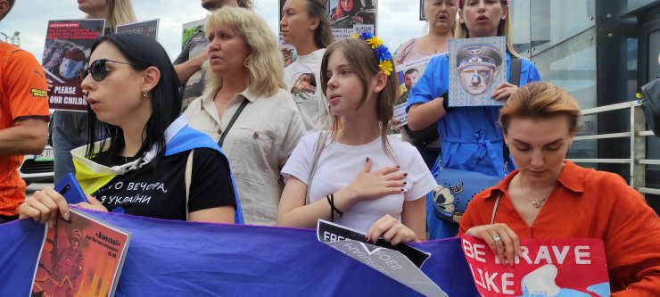 Ukraynalı akitvistler, Azov taburu mensuplarının bırakılmasını istedi