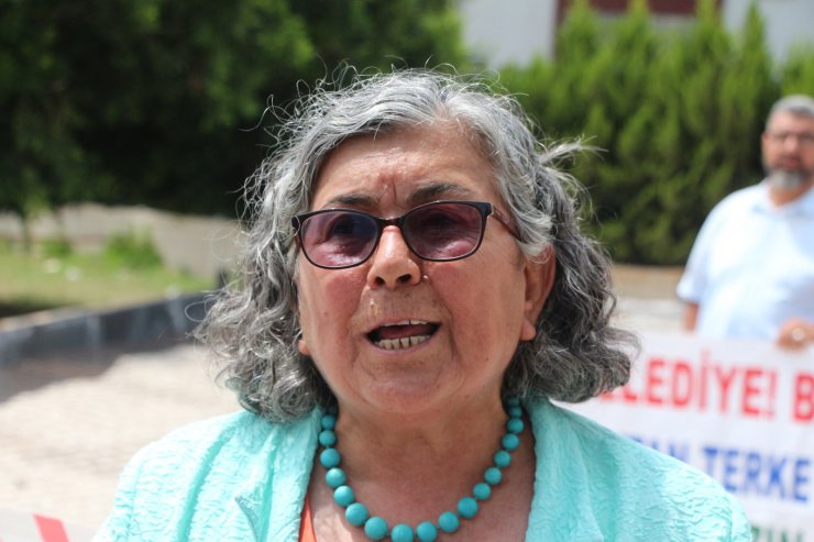 Yeşil alana kafe yapılacak, diye eylem düzenleyen muhtara engellilerden tepki