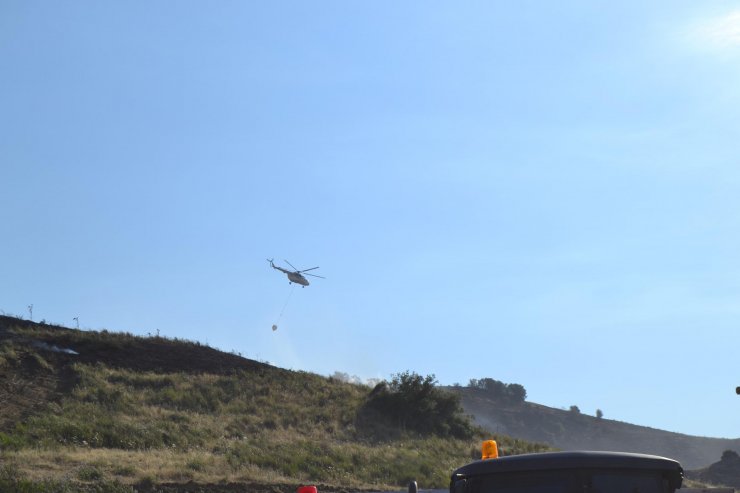 105 dönüm orman zarar gördü