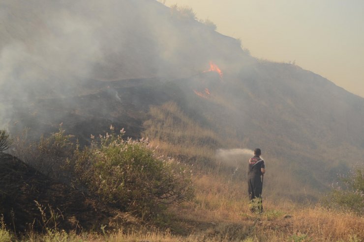 105 dönüm orman zarar gördü