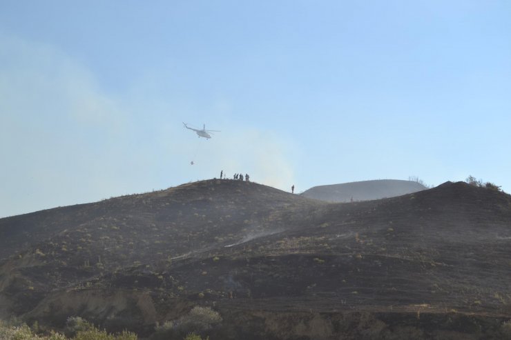 105 dönüm orman zarar gördü