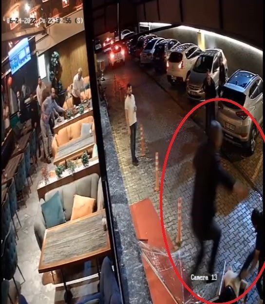 Meyhanede başlayıp kafede devam eden saldırı