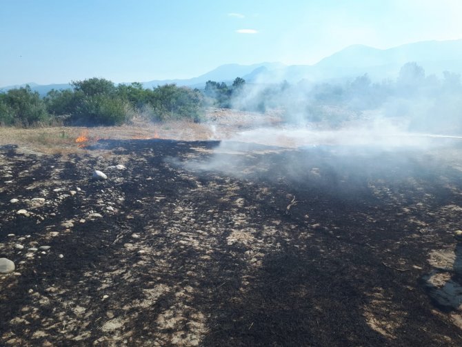 Temizlik ateşi yangına neden oldu