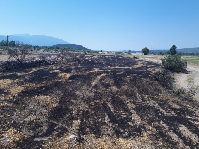 Temizlik ateşi yangına neden oldu