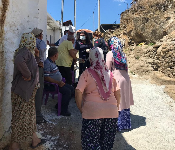 Alevlerin arasından komşuları kurtardı