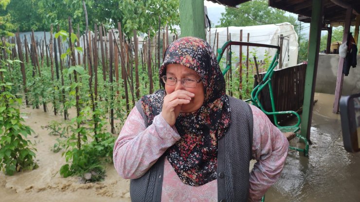 Karabük'te dereler taştı, tarım alanları zarar gördü