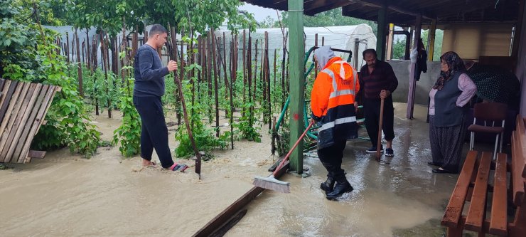 Karabük'te dereler taştı, tarım alanları zarar gördü