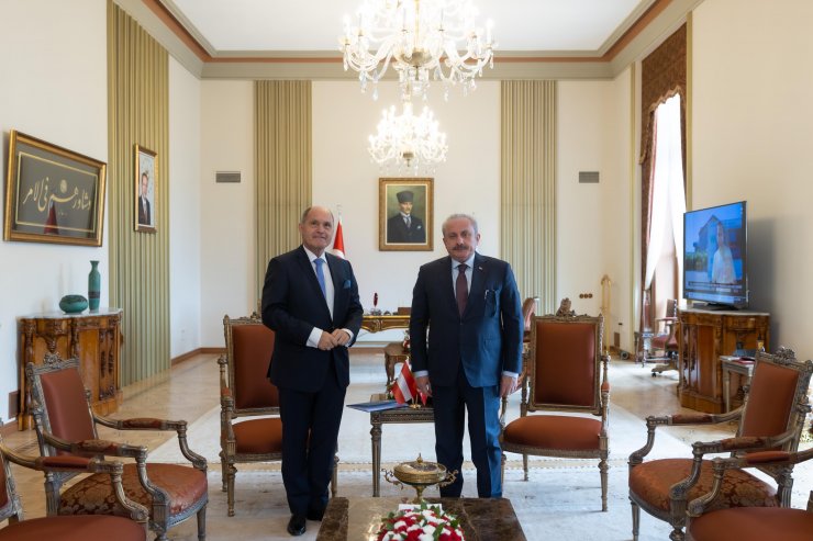 TBMM Başkanı Şentop, Avusturya Meclis Başkanı ile görüştü