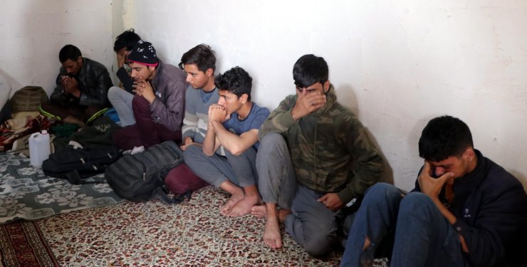Van'da, Afganistanlı 20 kaçak göçmen yakalandı