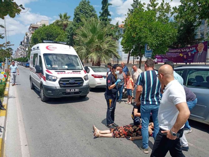 Torununa araba çarpan kadın fenalaştı