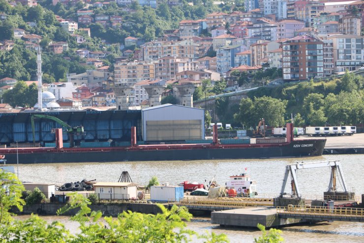Ukrayna’dan çıkan gemi, Zonguldak'a geldi