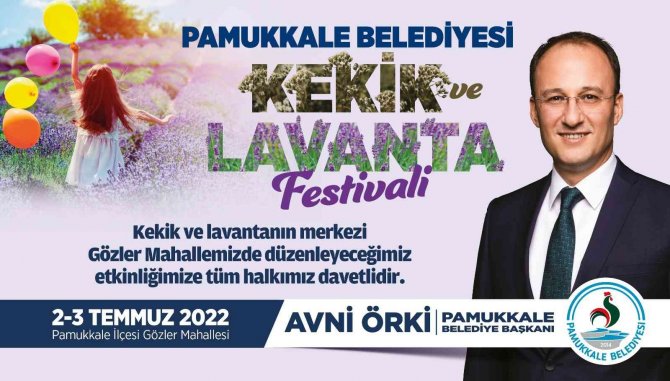 Kekik ve lavanta festivali düzenleniyor