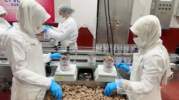 Kızılay, 42 bin hisse kurban etini ihtiyaç sahiplerine ulaştıracak