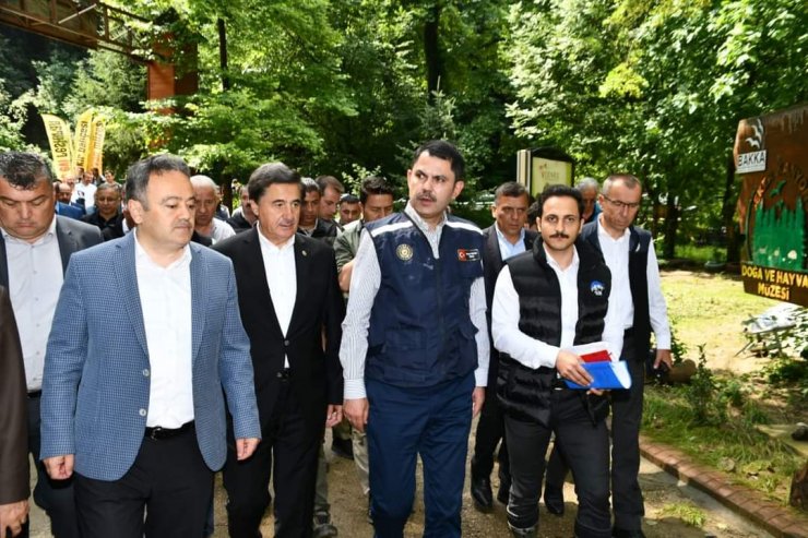 Bakan Kurum, selin vurduğu Karabük'te